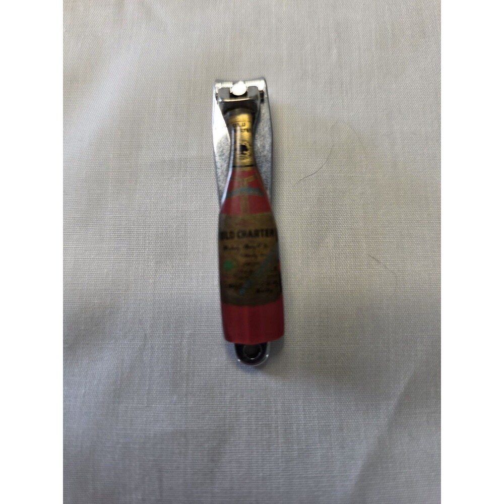 Vintage Old Charter Kentucky Bourbon Novelty Advertising Nail Clipper